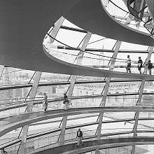 in der Reichstagskuppel